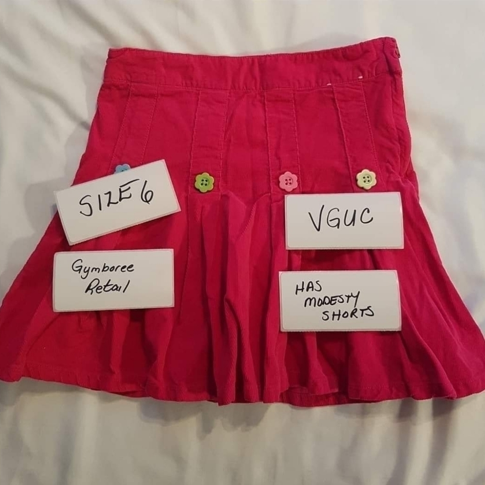 Gymboree corduroy skirt size 6